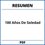 100 Años De Soledad Resumen Por Capitulo