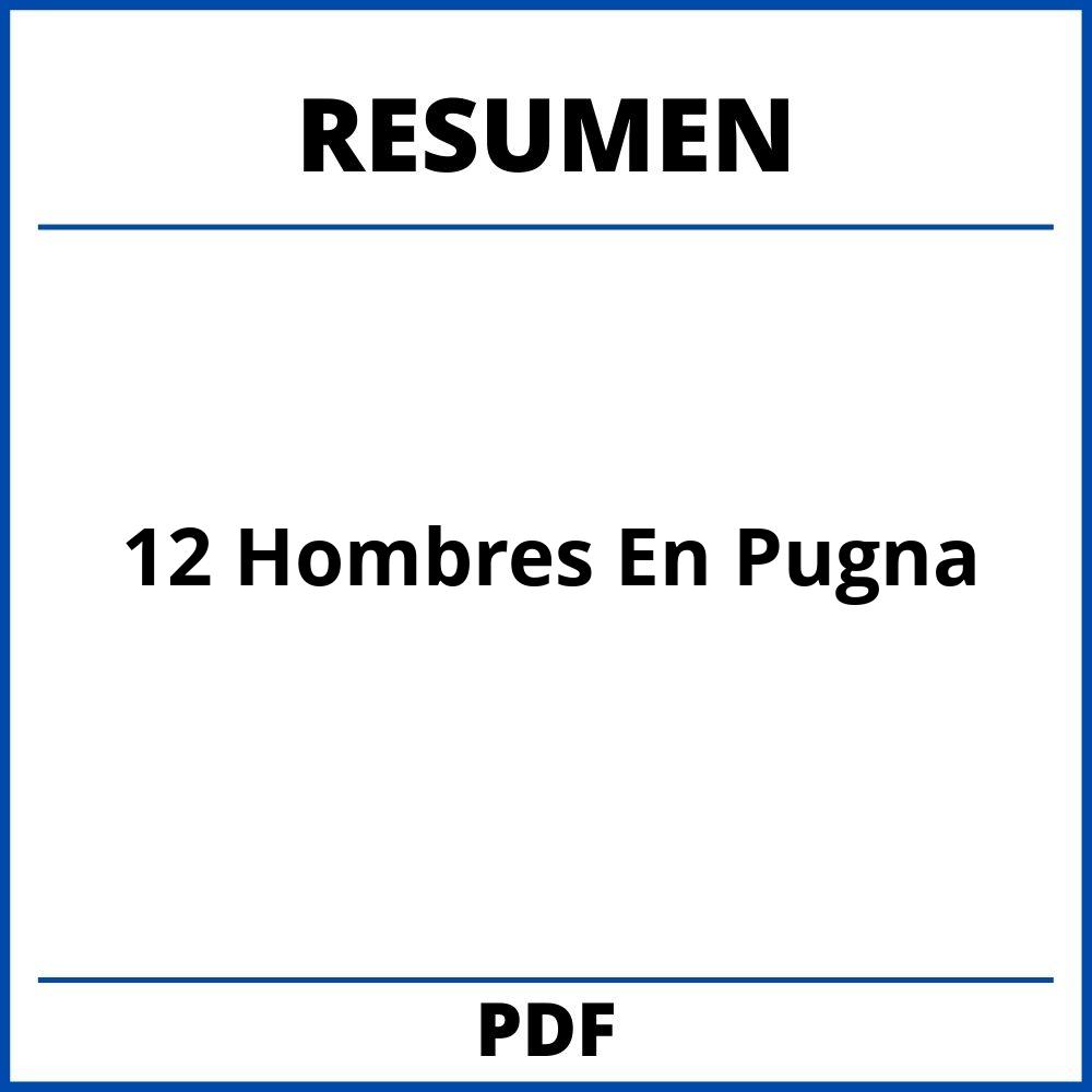 12 Hombres En Pugna Resumen