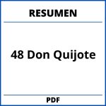 Resumen Capitulo 48 Don Quijote