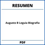 Augusto B Leguia Biografia Resumen
