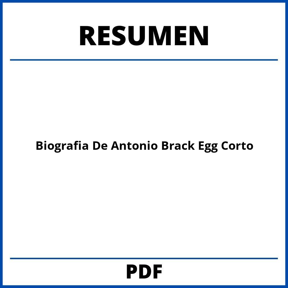 Biografia De Antonio Brack Egg Resumen Corto
