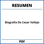 Biografia De Cesar Vallejo Resumen