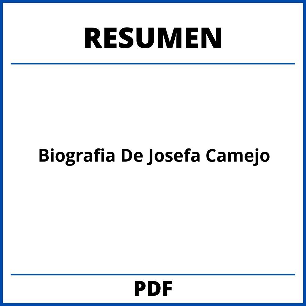 Biografia De Josefa Camejo Resumen