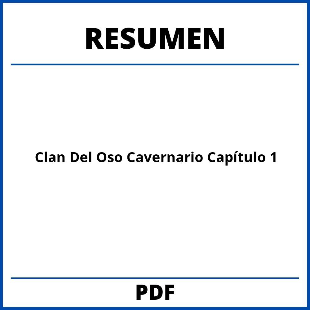 Resumen Del Clan Del Oso Cavernario Capítulo 1
