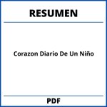Corazon Diario De Un Niño Resumen Pdf