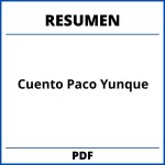 Resumen Del Cuento Paco Yunque