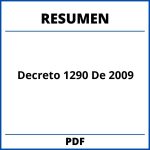 Decreto 1290 De 2009 Resumen