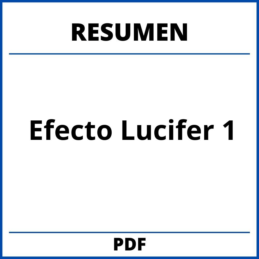 Resumen El Efecto Lucifer Capitulo 1