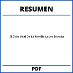 El Ciclo Vital De La Familia Lauro Estrada Resumen Por Capitulos
