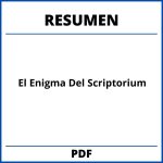 El Enigma Del Scriptorium Resumen Pdf