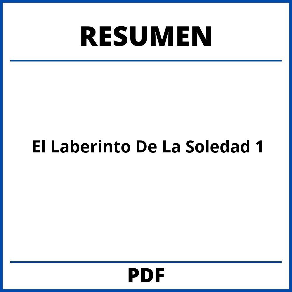 El Laberinto De La Soledad Resumen Capitulo 1