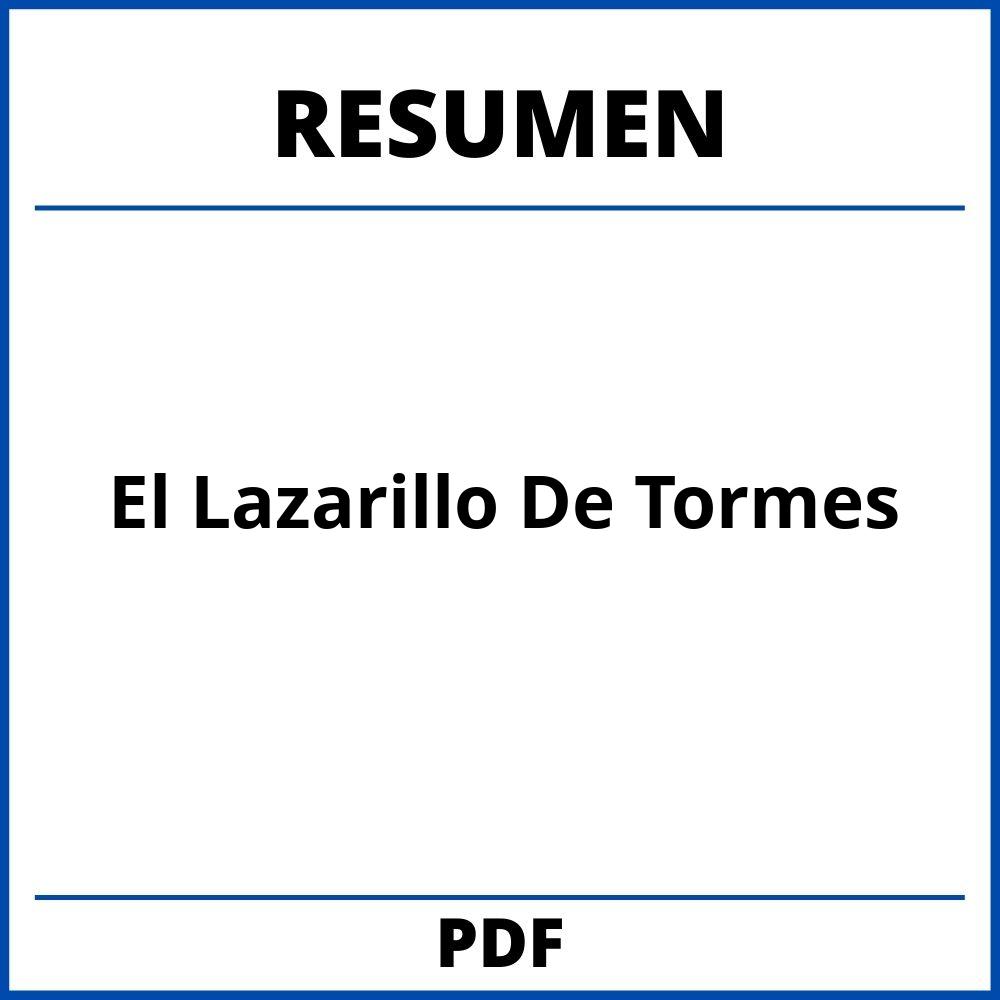 El Lazarillo De Tormes Resumen