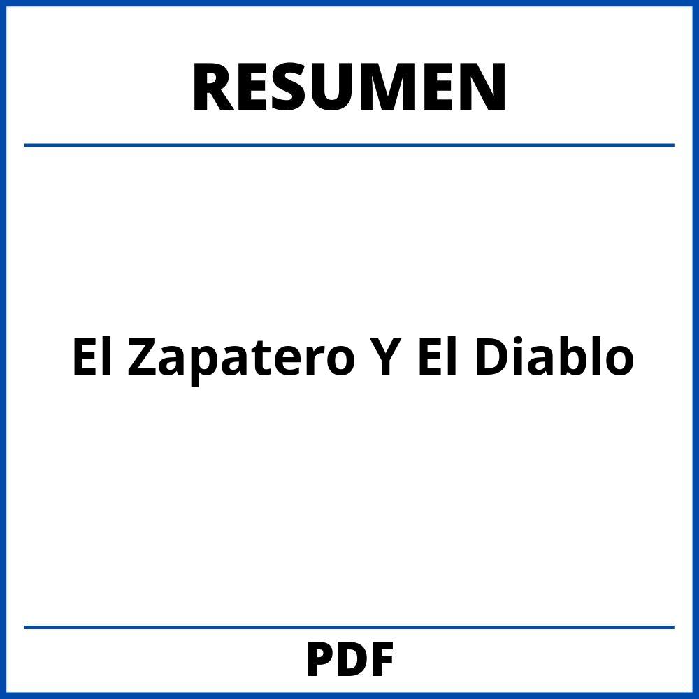 Resumen De El Zapatero Y El Diablo