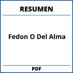 Fedon O Del Alma Resumen