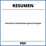 Garantias Individuales Ignacio Burgoa Resumen