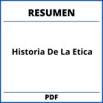 Historia De La Etica Resumen