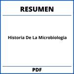 Historia De La Microbiologia Resumen