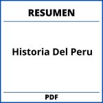 Historia Del Peru Resumen Pdf