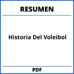 Historia Del Voleibol Resumen Pdf