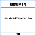 Historia Del Voley En El Peru Resumen