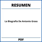 Resumen De La Biografia De Antonio Grass