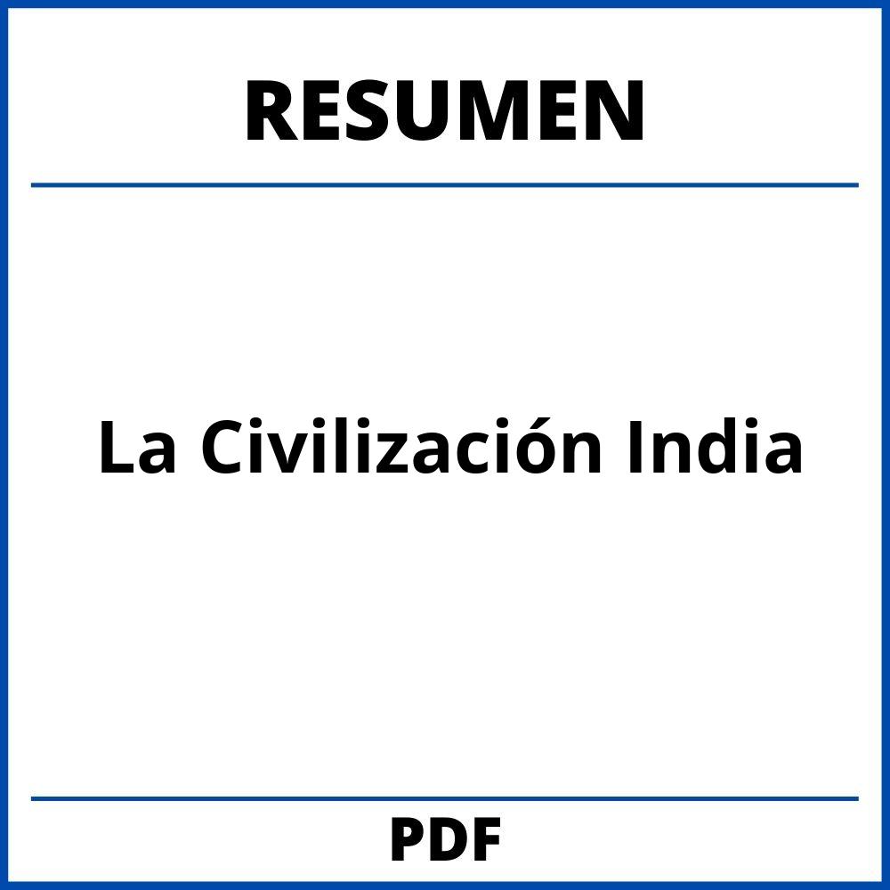 Resumen De La Civilización India