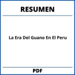 La Era Del Guano En El Peru Resumen