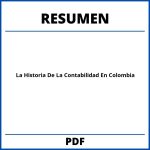 Resumen De La Historia De La Contabilidad En Colombia