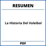 Resumen De La Historia Del Voleibol