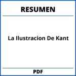 La Ilustracion De Kant Resumen