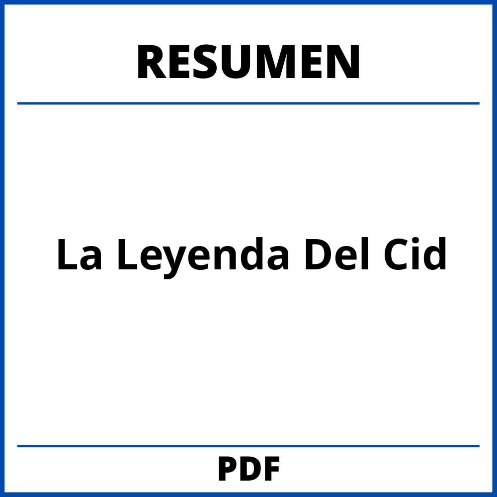 La Leyenda Del Cid Resumen Por Capitulos