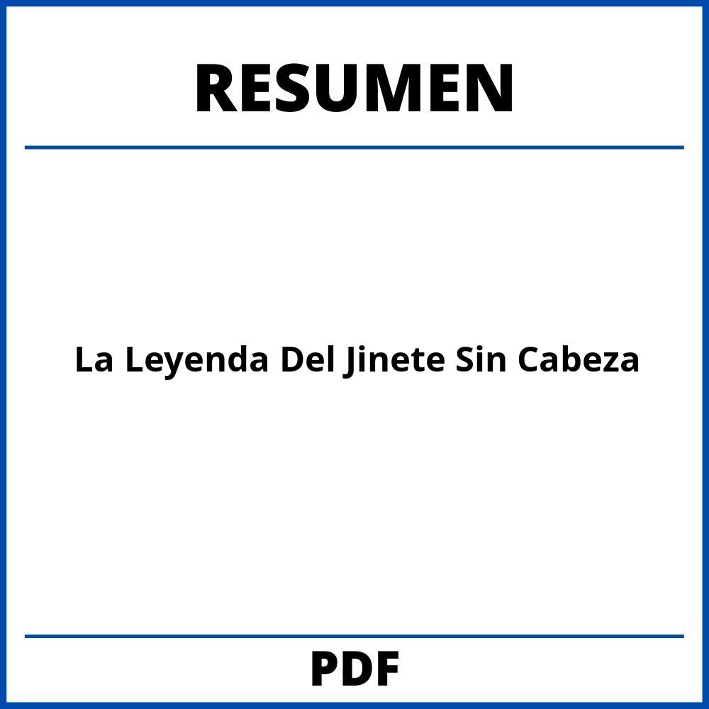 La Leyenda Del Jinete Sin Cabeza Resumen