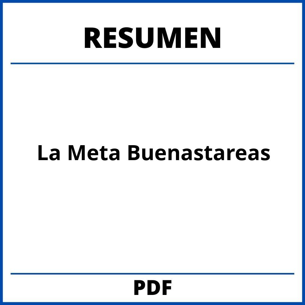 Resumen Libro La Meta Por Capitulos Buenastareas