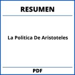 Resumen La Politica De Aristoteles
