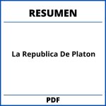 Resumen De La Republica De Platon