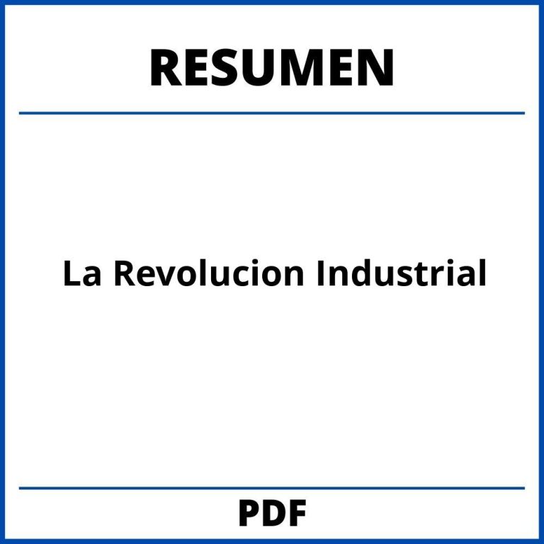 Resumen Revolucion Industrial 4 Eso 5801