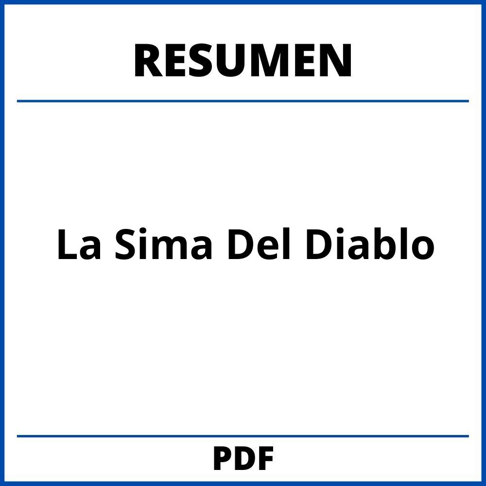 La Sima Del Diablo Resumen