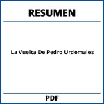 Resumen Del Libro La Vuelta De Pedro Urdemales