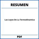 Resumen De Las Leyes De La Termodinamica Pdf
