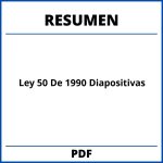 Ley 50 De 1990 Resumen Diapositivas