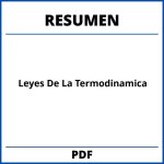 Leyes De La Termodinamica Resumen