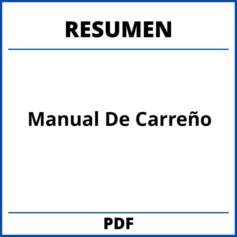 Resumen Del Manual De Carreño