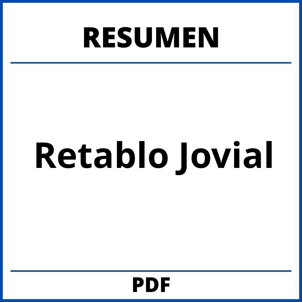 Retablo Jovial Resumen Por Capitulos