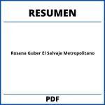 Rosana Guber El Salvaje Metropolitano Resumen Por Capitulos