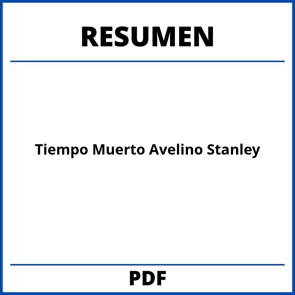 Tiempo Muerto Avelino Stanley Resumen