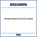 Tiempos Modernos Charles Chaplin Resumen