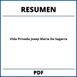 Vida Privada Josep Maria De Sagarra Resumen